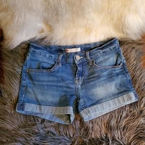 Levi's girls denim shorts